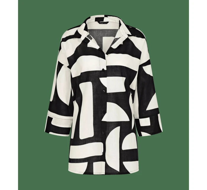 Letné oblečenie Boyfriend Shirt - ČIERNA - TRIUMPH ČIERNA - TRIUMPH