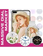 Dámské chytré hodinky Gold + Strap Pink model 21804967 - RUBICON Dámské chytré hodinky Gold + Strap Pink model 21804967 - RUBICON