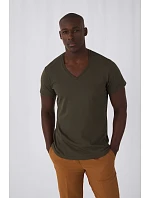 B&C Inspire V T /men_° Pánske tričko s výstrihom do V 01.TM44 khaki B&C Inspire V T /men_° Pánske tričko s výstrihom do V 01.TM44 khaki
