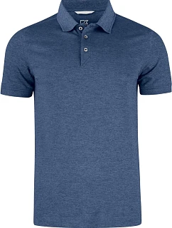 Cutter & Buck Advantage Polo Men Pánske piqué polo 68.4418 kobaltová melírovaná