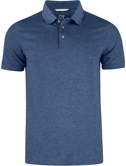 Cutter & Buck Advantage Polo Men Pánske piqué polo 68.4418 kobaltová melírovaná Cutter & Buck Advantage Polo Men Pánske piqué polo 68.4418 kobaltová melírovaná