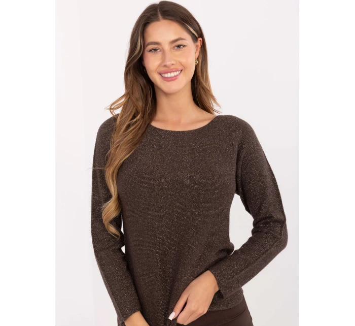 Sweter IT SW model 21480400 ciemny brązowy - FPrice