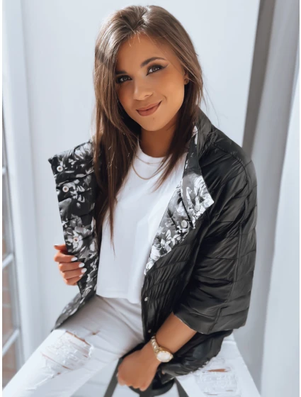 PINK FLOWER dámská bunda černá Dstreet model 21968369 - FashionStreet