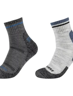 Pánské vlněné ponožky Trail Wool Quarter Socks Grey 3942 model 21387934 - Skechers