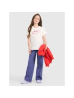 Dívčí tepláky s širokými nohavicemi model 21815709 - 4F Dívčí tepláky s širokými nohavicemi model 21815709 - 4F