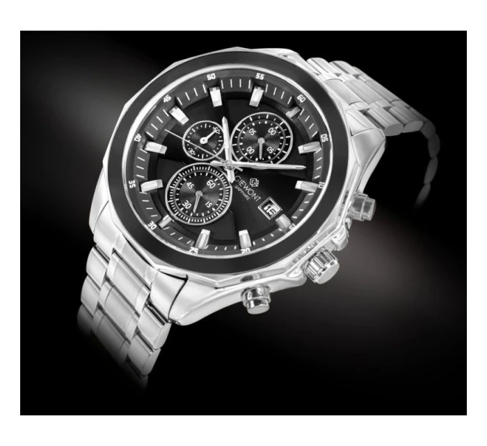 Pánské hodinky Chronograph Sapphire Silver model 21807491 - Giewont Pánské hodinky Chronograph Sapphire Silver model 21807491 - Giewont
