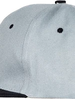 Result Headwear RC 082X 6-panelová čiapka s plochým šiltom 28.082X heather grey/black