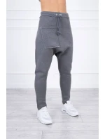 Sada model 18742594 kalhot v grafitové barvě - K-Fashion Sada model 18742594 kalhot v grafitové barvě - K-Fashion