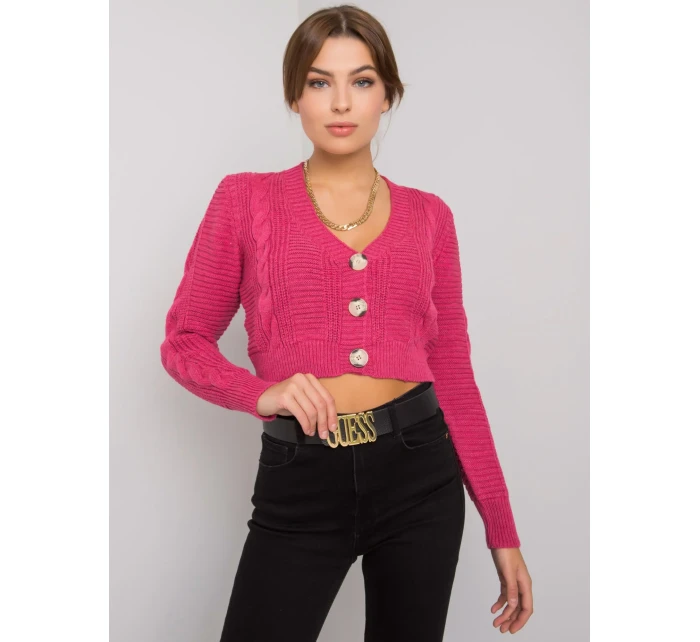 Dámsky sveter LC SW A4 40X tmavo ružová