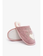 Dámské klasické zateplené pantofle Pink Mabira Dámské klasické zateplené pantofle Pink Mabira