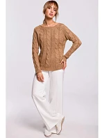 Dámsky sveter Bateau M511 Dark beige - MOE