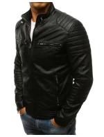 Pánská kožená bunda černá Dstreet model 21962346 - FashionStreet