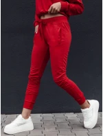 Dámské tepláky RELAX červené Dstreet model 21978577 - FashionStreet Dámské tepláky RELAX červené Dstreet model 21978577 - FashionStreet