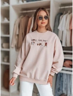 Dámská oversize mikina s  růžová Dstreet model 21989208 - FashionStreet