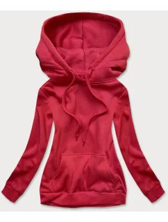 Červená dámska tepláková mikina (W02-20)