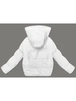 Biela dámska športová bunda (3096)