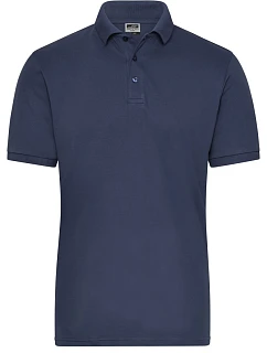 JN Pánské pracovní elastické bio polo Solid 02. navy model 22532009 - Daiber