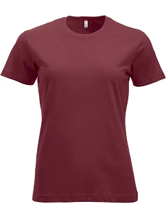 Clique New Classic-T Women Dámske tričko 67.9361 bordová