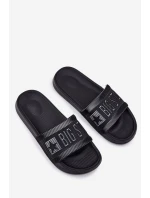 Męskie Klapki Big Star RR174A053 Czarne Męskie Klapki Big Star RR174A053 Czarne