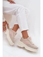 Sneakersy Damskie Z Cyrkoniami I Futerkiem Typu Baranek Jasnobeżowe Zarika Sneakersy Damskie Z Cyrkoniami I Futerkiem Typu Baranek Jasnobeżowe Zarika