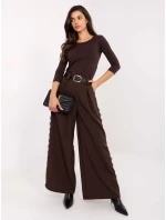 Nohavice MI SP 62440.56 tmavohnedé