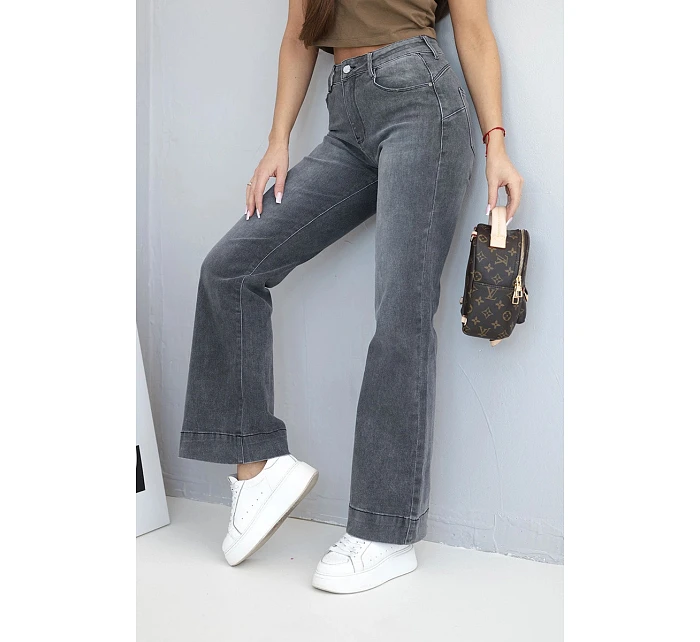 Dámské kalhoty grafitové  model 22095428 - Kesi