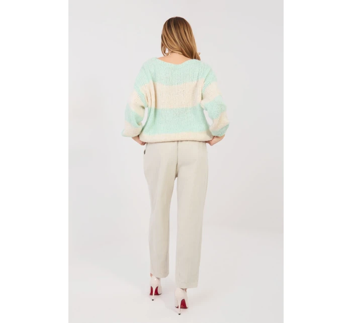 Šnúrové nohavice model 224386 Taliansko Moda