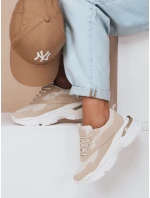 Dámské tenisky na platformě beige Dstreet model 21983193 - FashionStreet Dámské tenisky na platformě beige Dstreet model 21983193 - FashionStreet