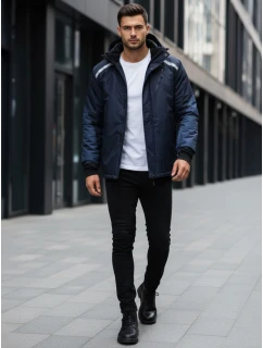 FashionStreet pánska tmavomodrá lyžiarska bunda TX5129