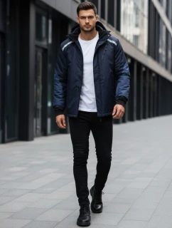 FashionStreet pánska tmavomodrá lyžiarska bunda TX5129