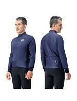 zimní fleecová cyklistická bunda velikost XL modrá model 22114165 - Rockbros