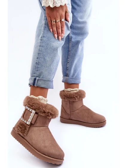 sněhule s tmavě hnědé model 21633625 - Boto