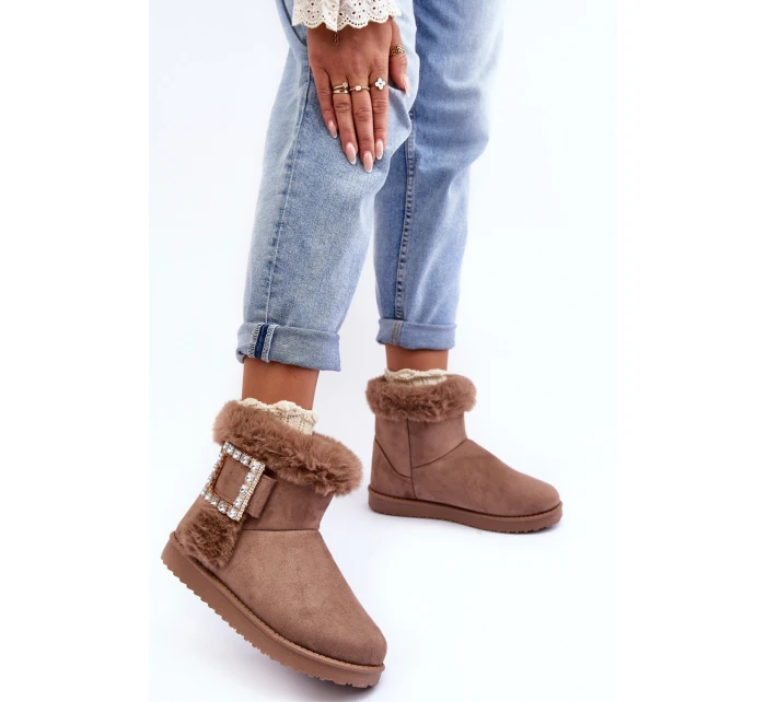 sněhule s tmavě hnědé model 21633625 - Boto