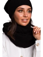 BK042 Kruhový šál - čierna