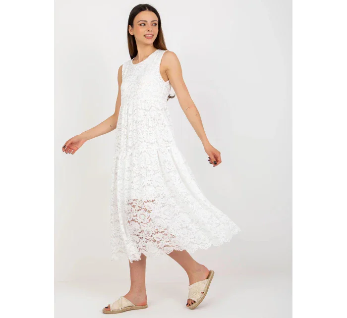 TW SK BI 8246 šaty.37X off white - FPrice