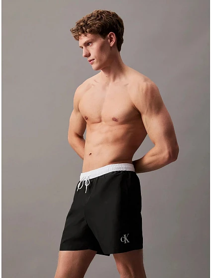 Pánské plavky model 20182837 BEH černé - Calvin Klein Pánské plavky model 20182837 BEH černé - Calvin Klein