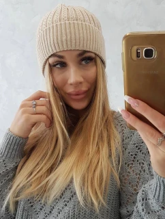 Tenká čiapka Veronica K249 béžová