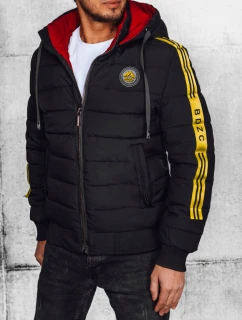 Pánska prešívaná bunda čierna FashionStreet TX4649