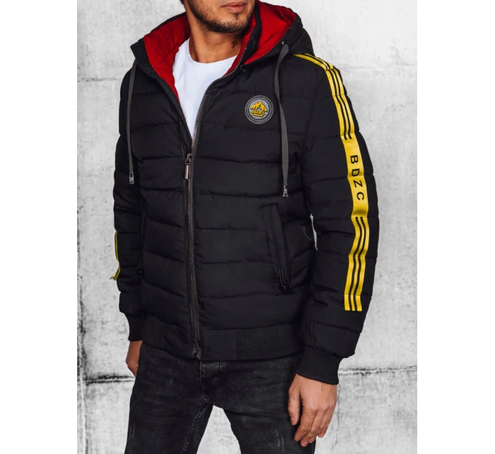 Pánska prešívaná bunda čierna FashionStreet TX4649