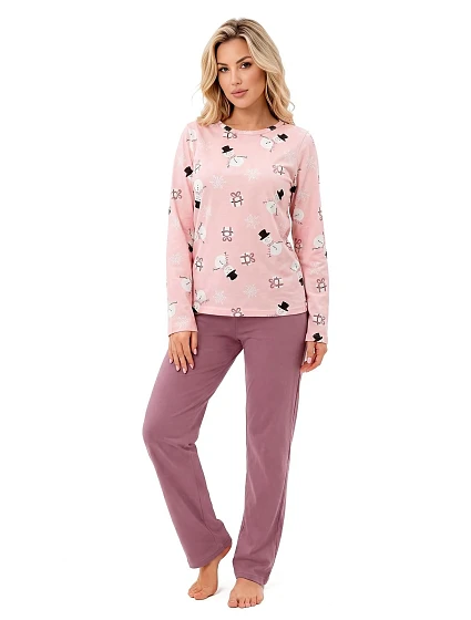 Pyžamo Snowman Long model 22543197 dlouhé rukávy, velikosti S–XL - Donna Pyžamo Snowman Long model 22543197 dlouhé rukávy, velikosti S–XL - Donna