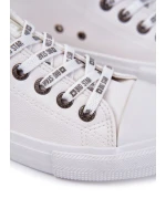 Męskie Skórzane Trampki Big Star KK174052 Białe