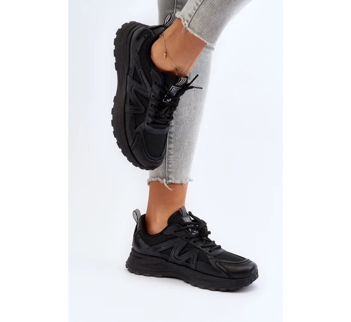 Sneakersy damskie Big Star NN274A085 Czarny Sneakersy damskie Big Star NN274A085 Czarny