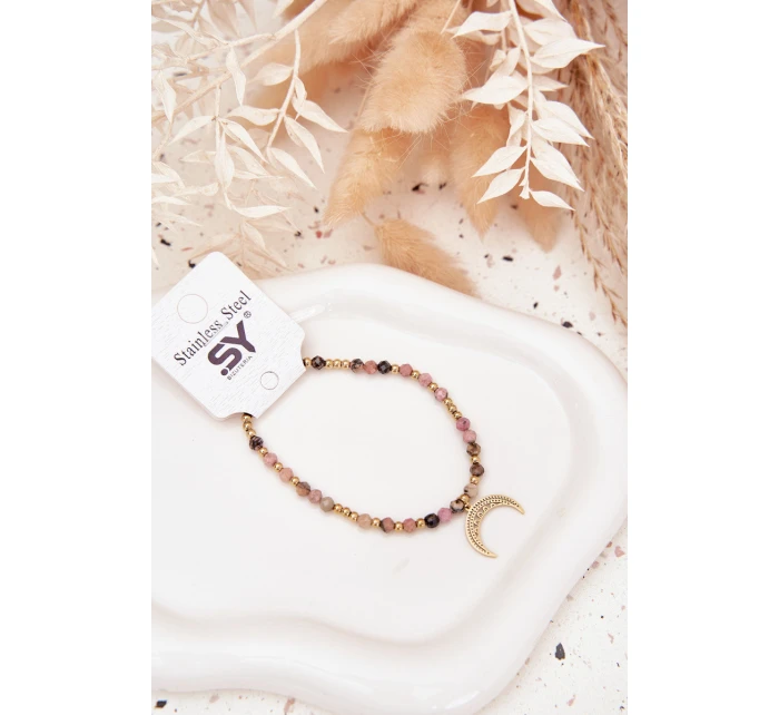 Náramek s korálky a zlatým model 21776887 - Boto Náramek s korálky a zlatým model 21776887 - Boto