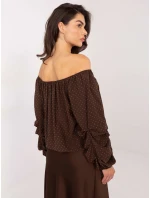 Blúzka MI BZ 61572.27P hnedá Blúzka MI BZ 61572.27P hnedá