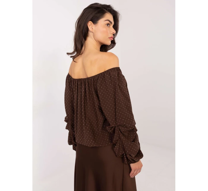 Blúzka MI BZ 61572.27P hnedá Blúzka MI BZ 61572.27P hnedá