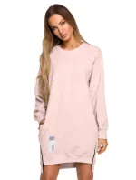 model 17191712 Svetrová tunika se zipy černá - Moe model 17191712 Svetrová tunika se zipy černá - Moe