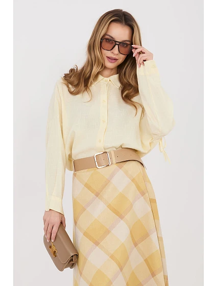 Košeľa s dlhým rukávom model 225515 Taliansko Moda