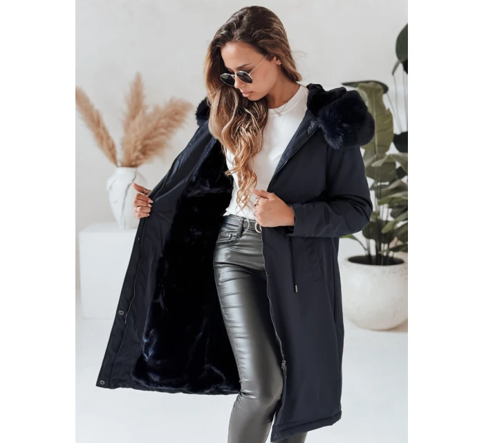 Dámská zimní bunda parka navy blue Dstreet model 21971767 - FashionStreet