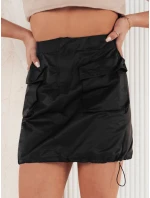 Dámska mini sukňa QUILLA čierna FashionStreet CY0437