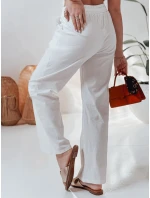 Dámske ležérne nohavice so širokými nohavicami BOHO DAY white FashionStreet UY2652